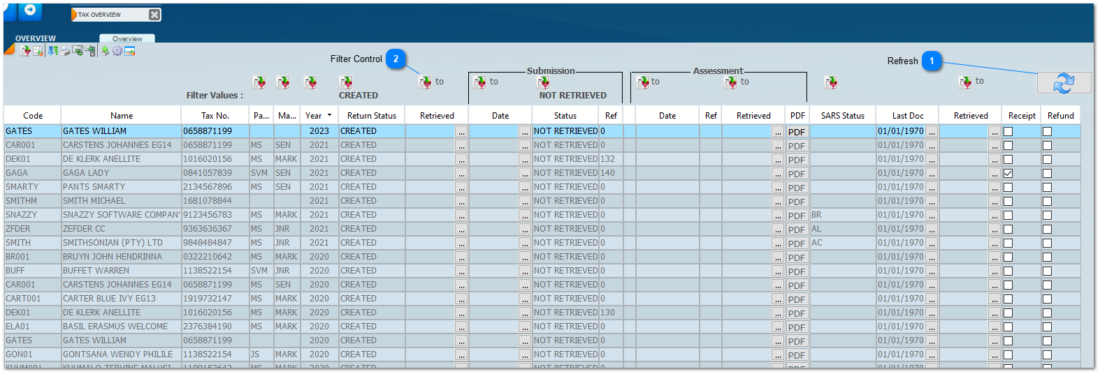 Tax Enquiry Overview